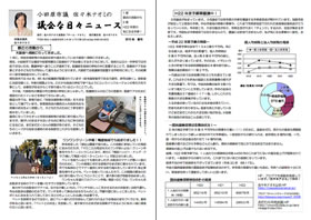 佐々木ナオミ議会な日々ニュース2010年春号 佐々木ナオミ議会な日々ニュース2010年春号